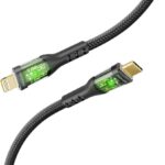 Promate TransLine-Ci 27W USB-C to Lightning Cable (1.2m, Black)