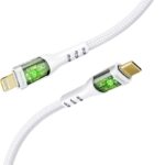 Promate TransLine-Ci 27W USB-C to Lightning Cable (1.2m, White)