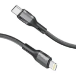 Promate FletchLink-Ci 27W USB-C to Lightning Cable – 120cm (Black)