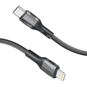 Promate FletchLink-Ci 27W USB-C to Lightning Cable – 120cm (Black)
