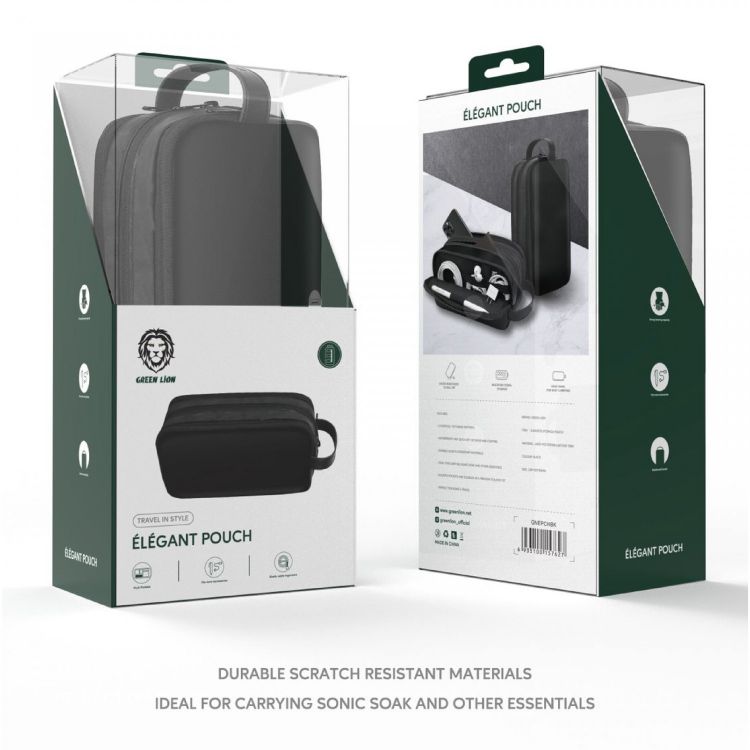 Green Lion Elegant Pouch - Black 05