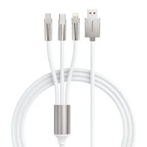 SENDEM M69 3-in-1 Silicone Fast Charging Cable – 120W