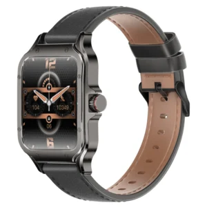 PROMATE XWATCH-R10 Smartwatch with BT Calling ,1.85" UHD Round Screen BLACK