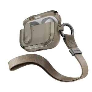 Mageasy Odyssey with Wrist Strap – AirPods Pro 1/2 Protective Case (Metal Sand)