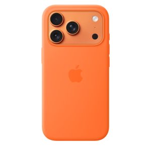 iPhone 17 Pro Max Silicone Case MagSafe – Orange (Copy A)