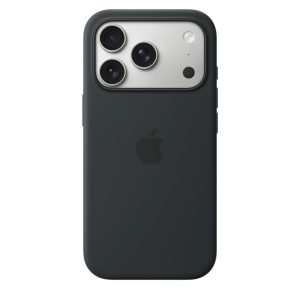 iPhone 17 Pro Max Silicone Case MagSafe – Black (Copy A)