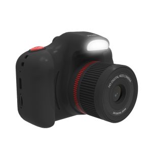 Porodo Kids Digital Camera – Dual Lens Selfie Camera (Black)