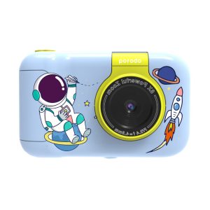 Porodo Kids Flip Digital Camera with Tripod – Blue