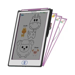 Porodo Kids Writing Tablet Tracing Book – 8.5″ LCD Display