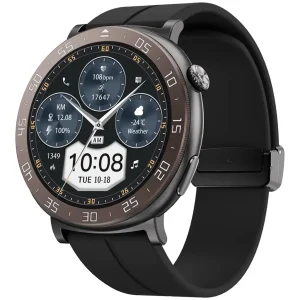 Porodo Smart Watch Salud – AMOLED Display – Black (Model PD-SWT67BK)