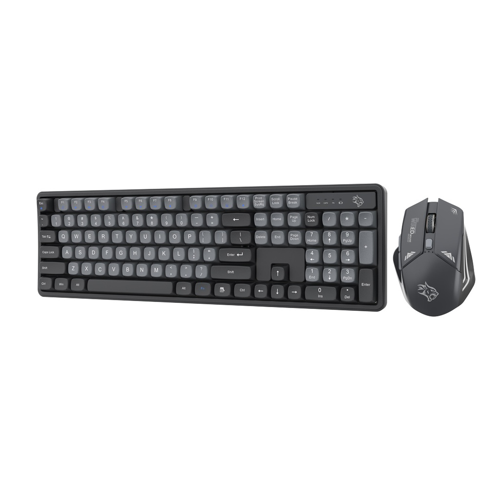 Porodo Gaming Wireless Keyboard Mouse Set 2.4GHz 1600 DPI (2)