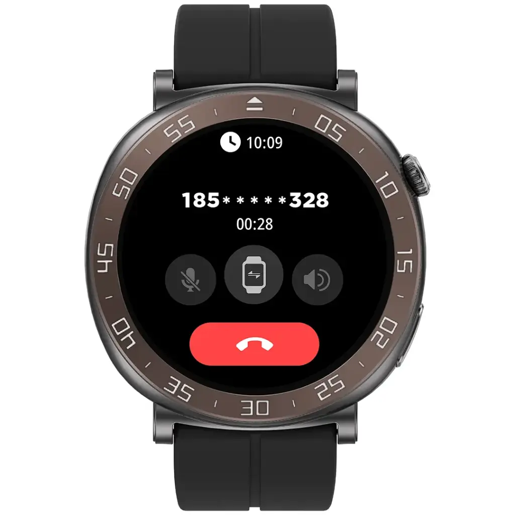 Porodo Salud Smart Watch 1.43_ Screen Display