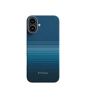 Pitaka Woven from Aramid Fiber Ultra-Slim Case for iPhone 16 – Moonrise
