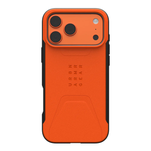 Original UAG Case Civilian 6M Drop Tested For 17 Pro Max Orange