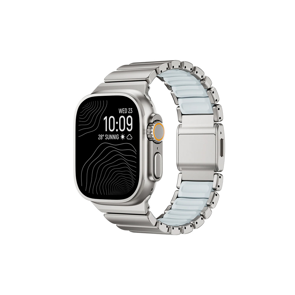 Titanium Band for Apple Watch - Titanium Ice Blue 01