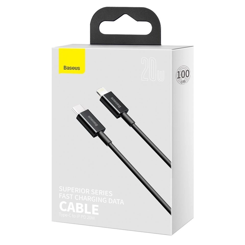 Baseus Superior Series PD 20W Type-C To Lightning Fast Charging Data Cable 1M - Black 05