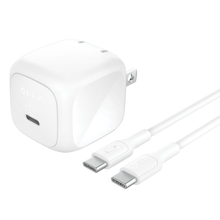Belkin Compact USB-C Wall Charger 45W + USB-C Cable 01