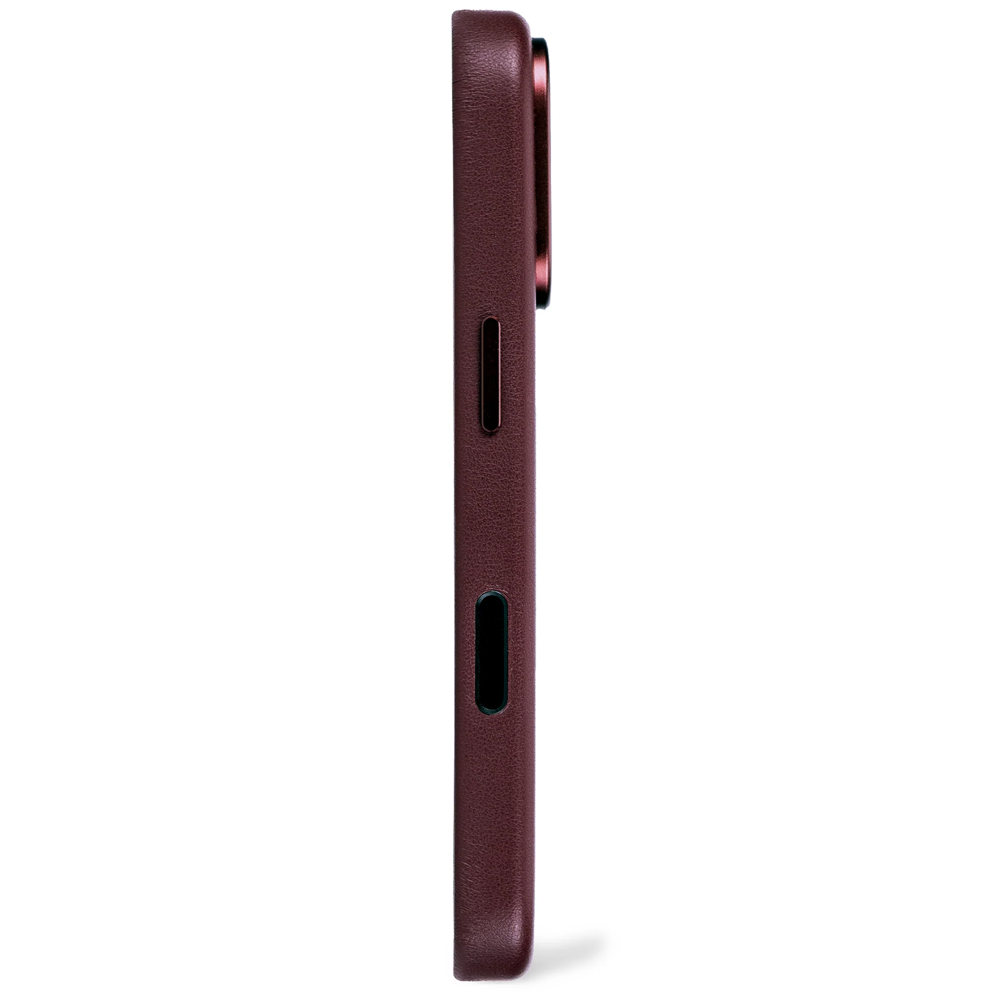 DECODED GEAR Leather Back Cover for iPhone 17 Pro Max - Burgundy 05