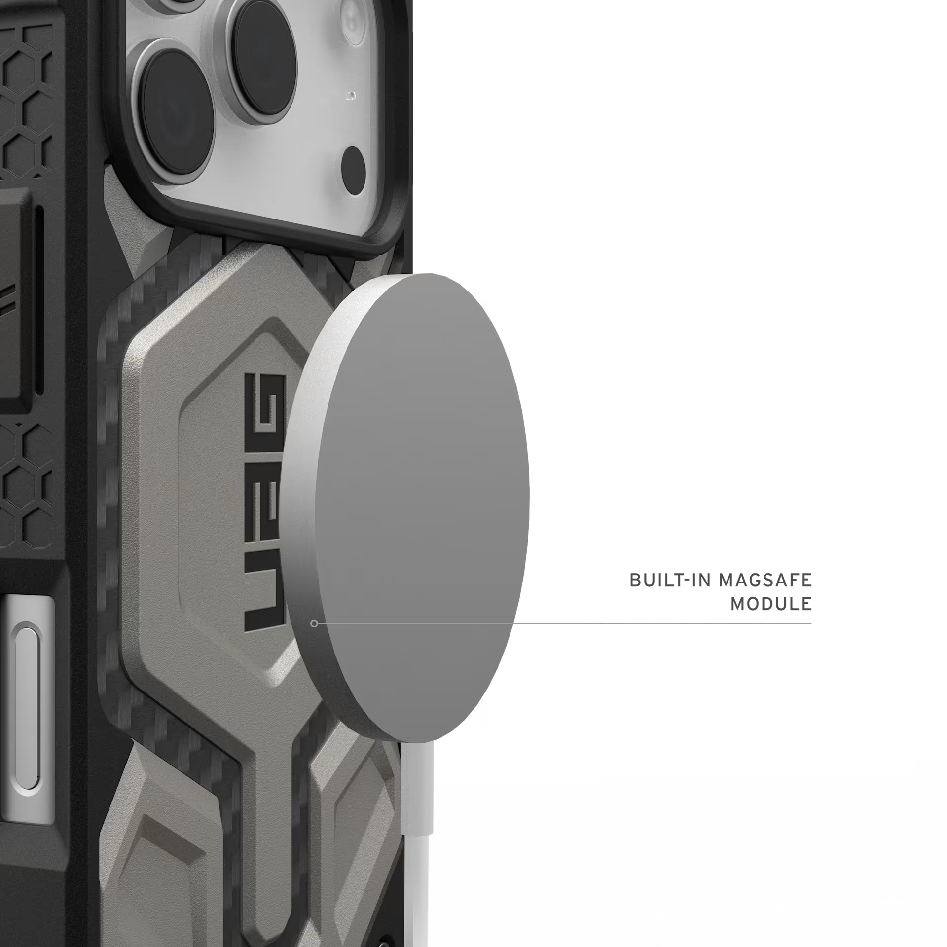 Original UAG Monarch Pro Case for iPhone 17 Pro Max - Titanium 03