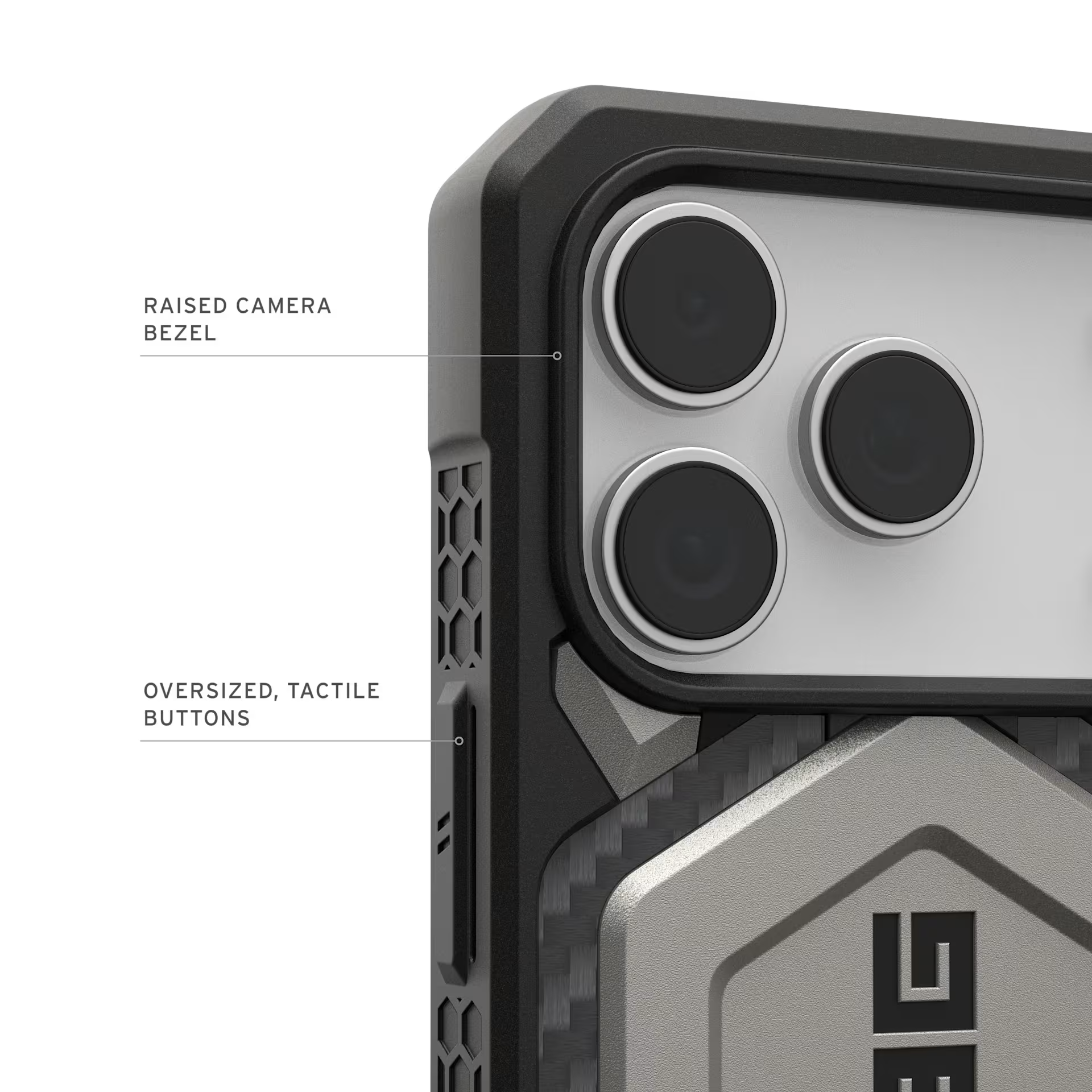 Original UAG Monarch Pro Case for iPhone 17 Pro Max - Titanium 04