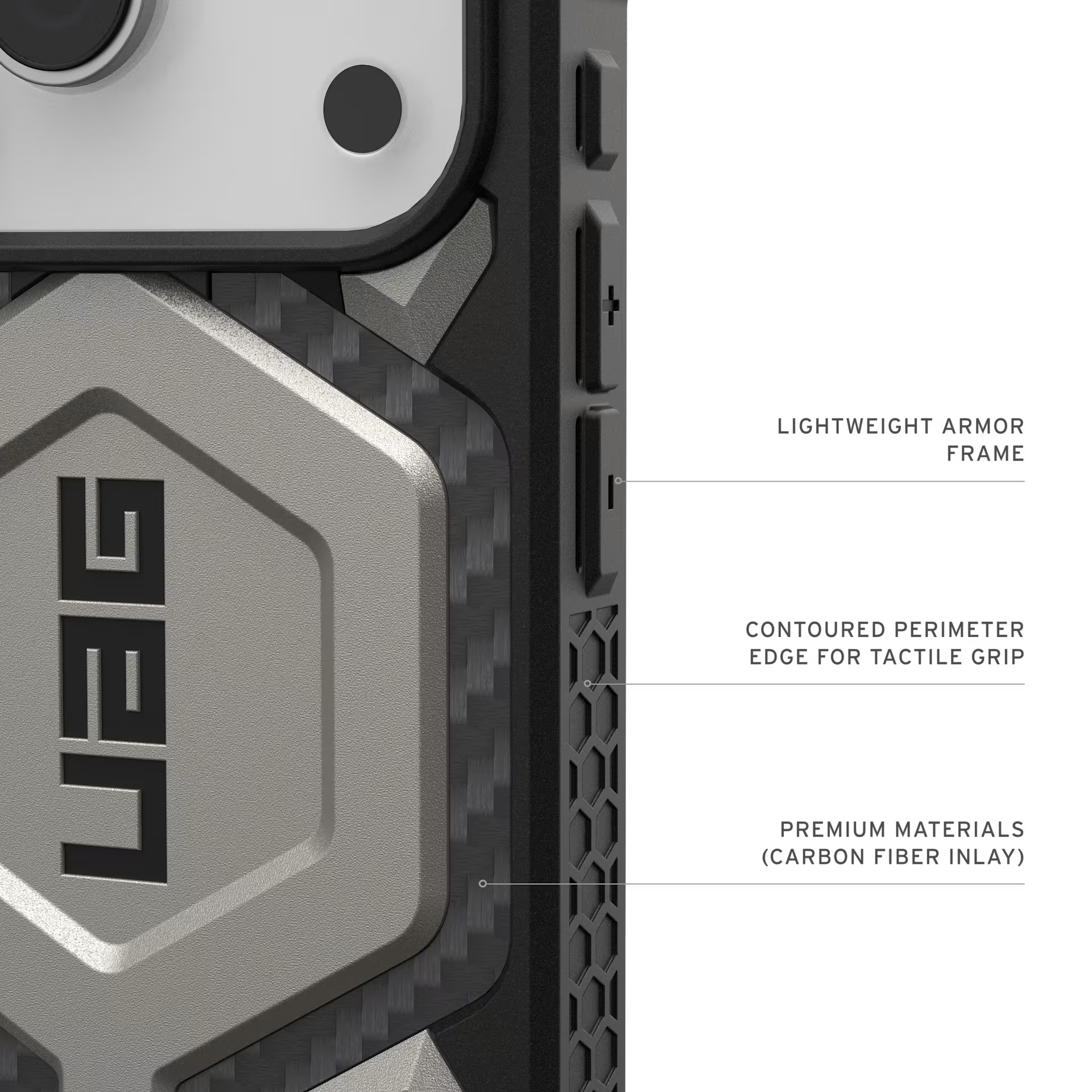 Original UAG Monarch Pro Case for iPhone 17 Pro Max - Titanium 06