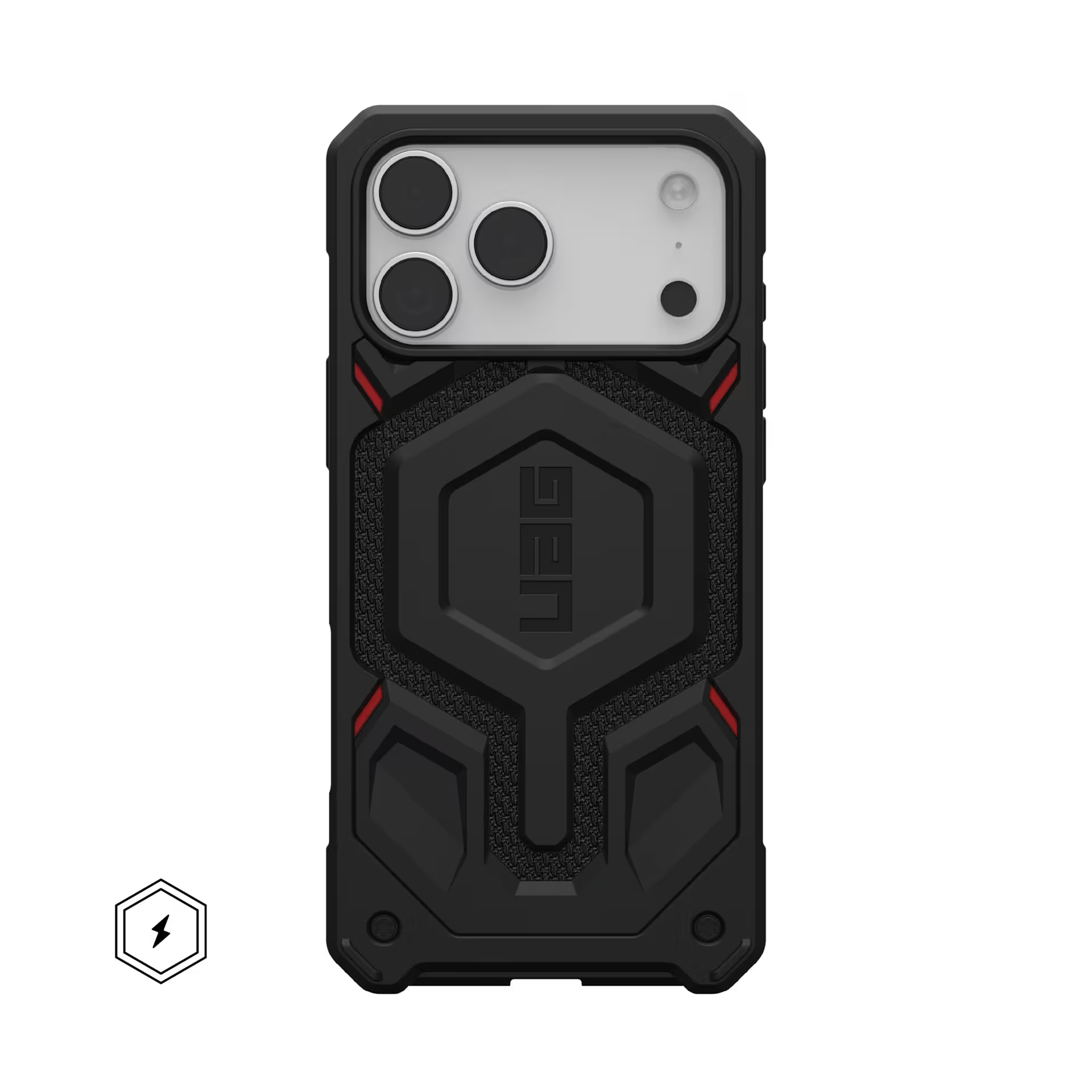 Original UAG Monarch Pro Case for iPhone 17 Pro Max – Kevlar Black 01