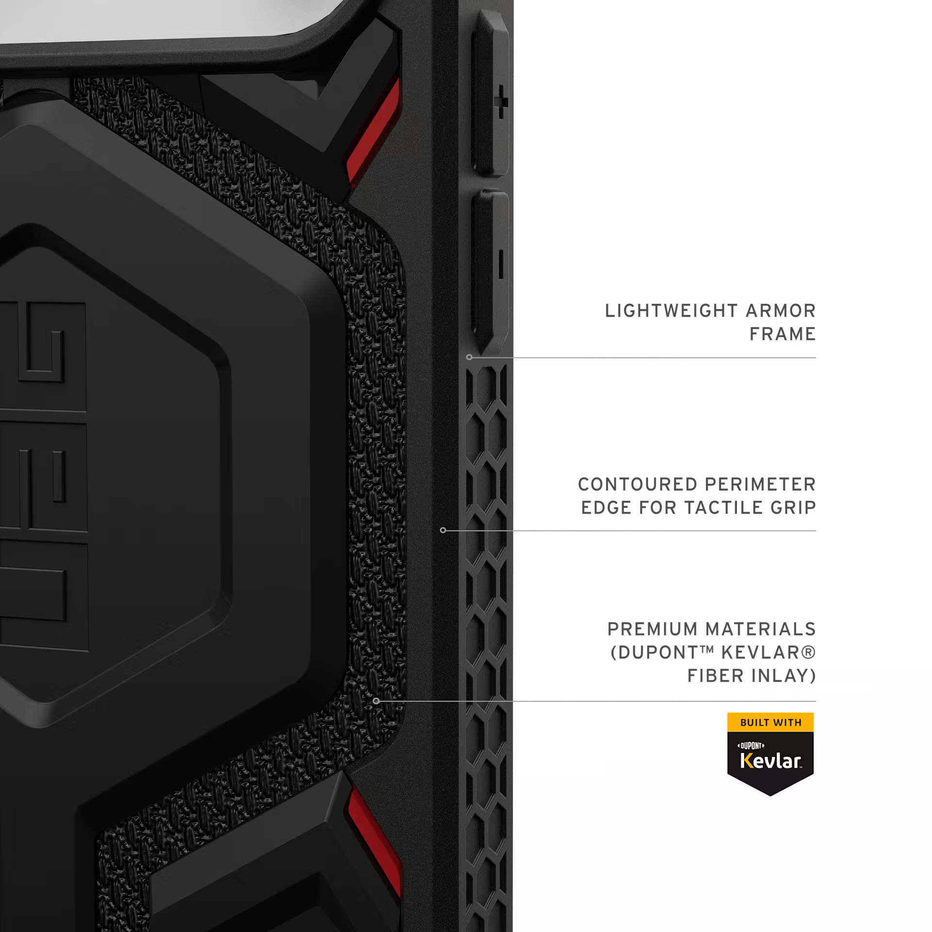 Original UAG Monarch Pro Case for iPhone 17 Pro Max – Kevlar Black 06