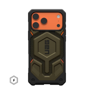 Original UAG Monarch Pro Case for iPhone 17 Pro Max – Kevlar Element Green