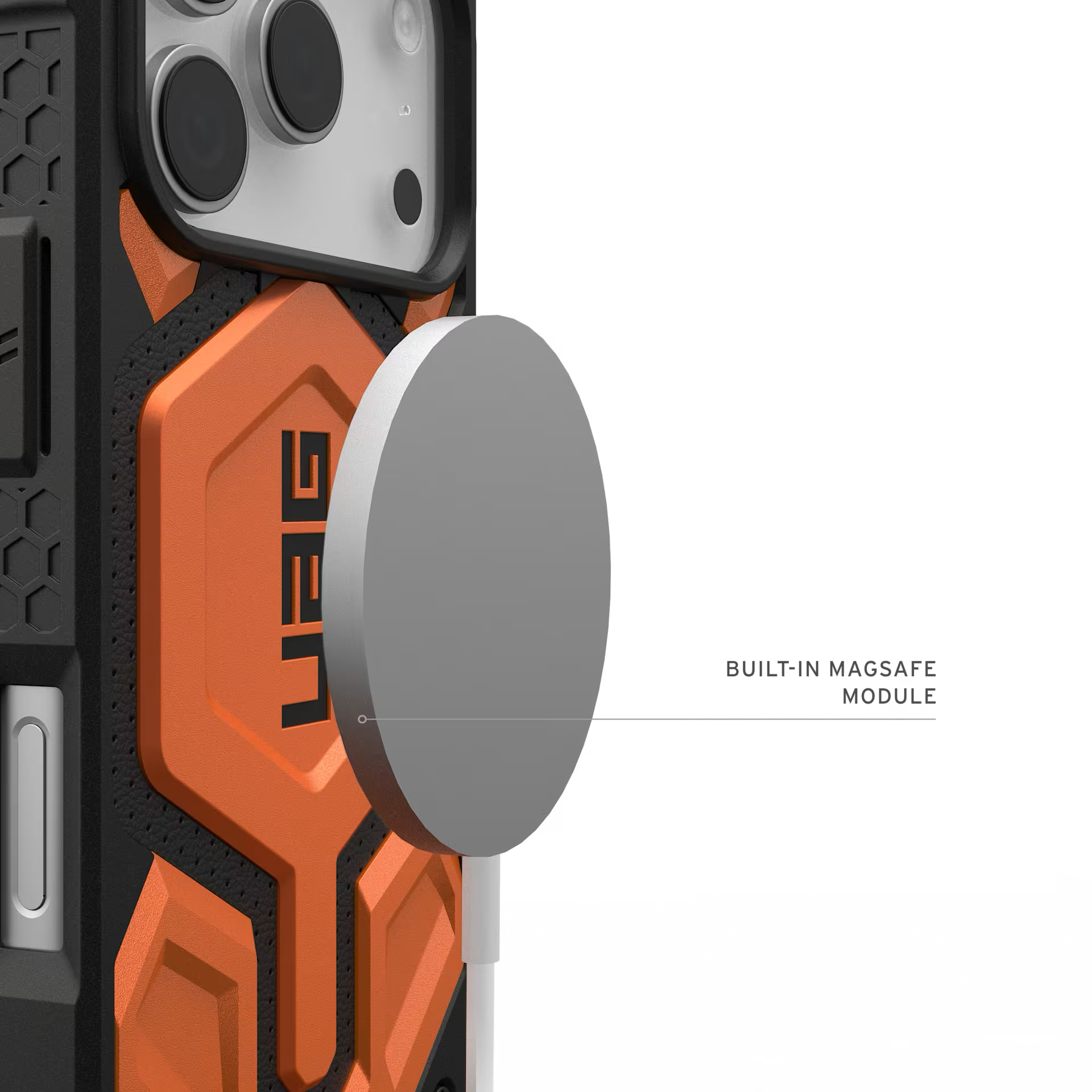 Original UAG Monarch Pro Case for iPhone 17 Pro - Orange 03