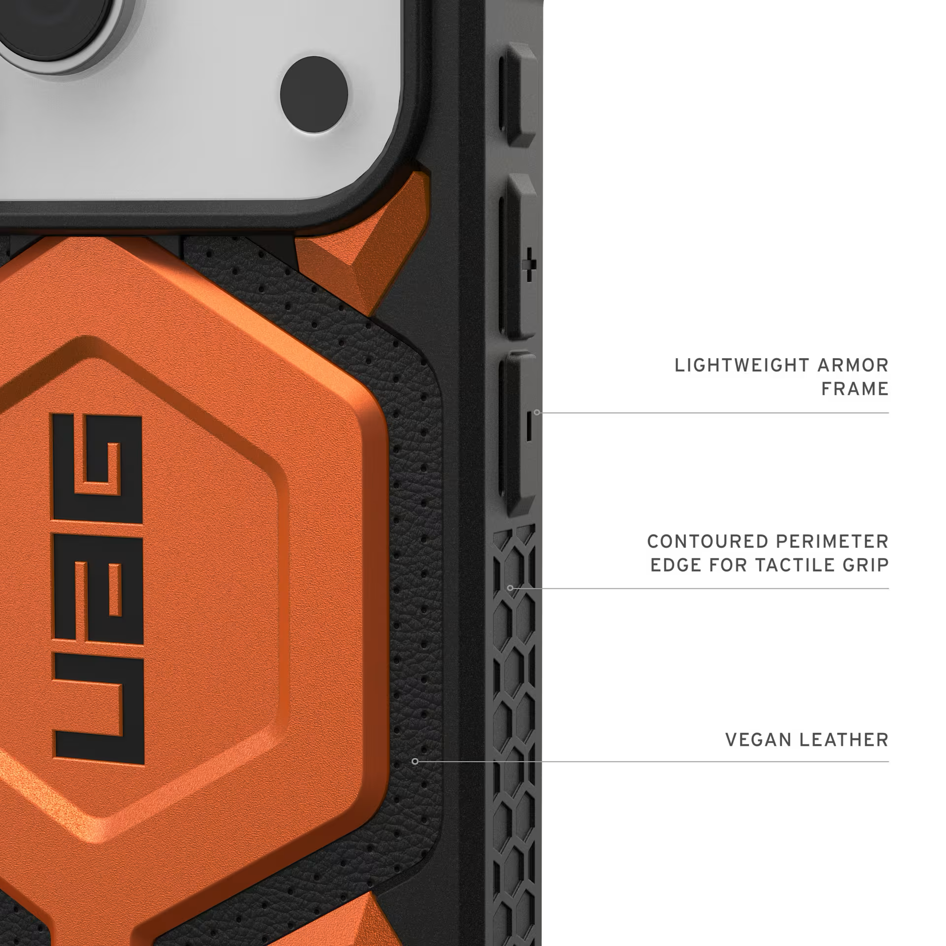 Original UAG Monarch Pro Case for iPhone 17 Pro - Orange 06