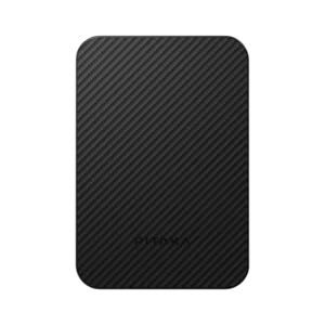 PITAKA Qi2 5000mAh Aramid Fiber Magnetic Power Bank - Black