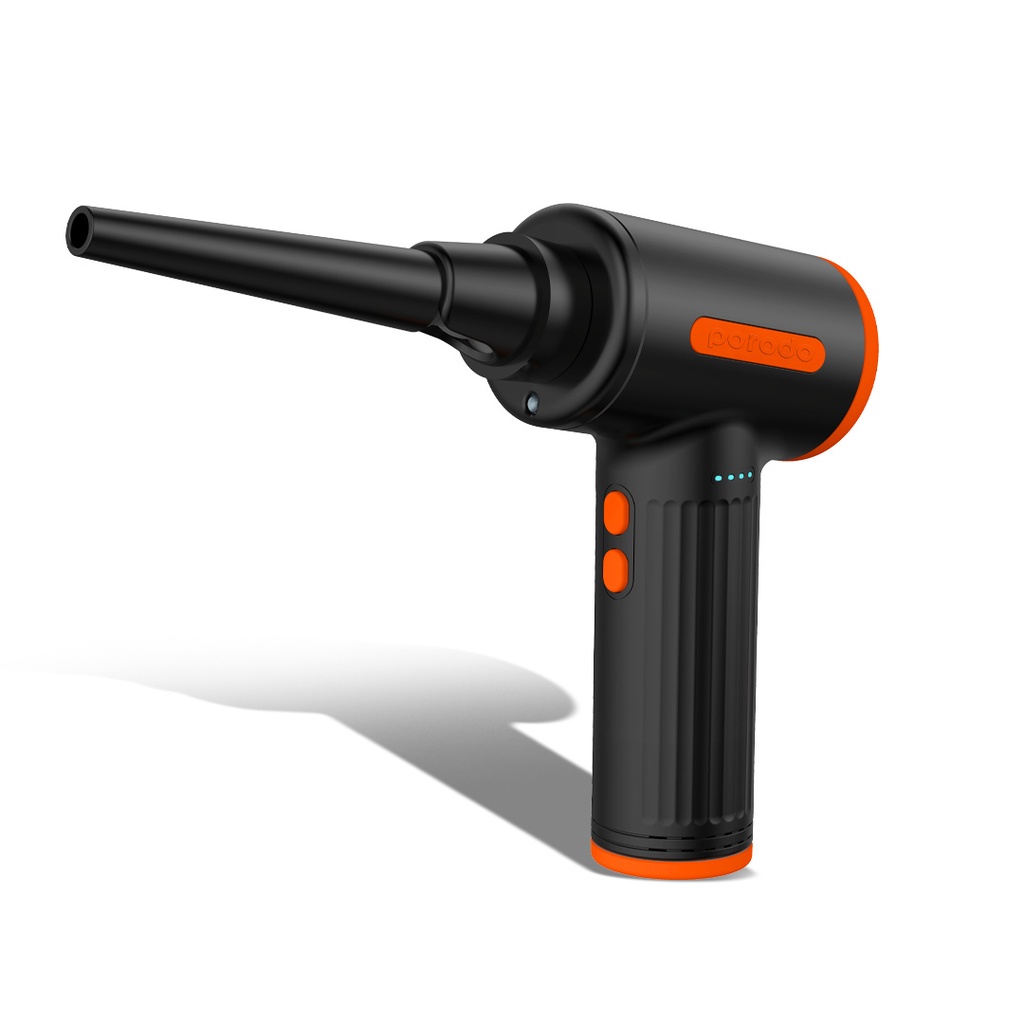 Porodo Triple Speed Portable Air Duster with 4 Nozzles - Black 01