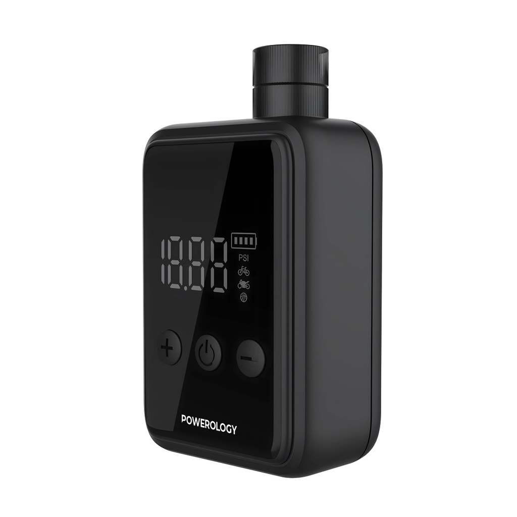 Powerology Super Compact Tire Inflator - Black 01