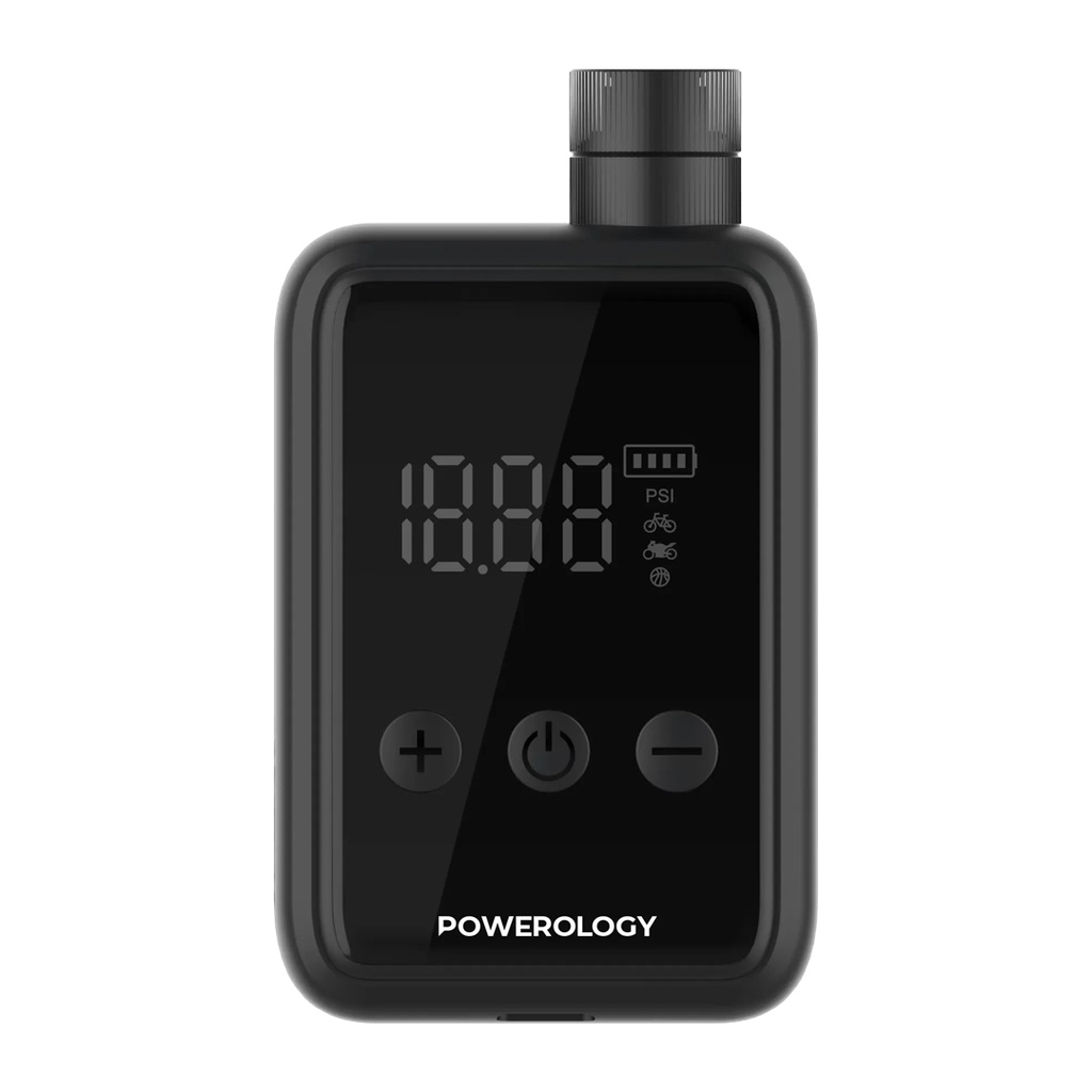 Powerology Super Compact Tire Inflator - Black 02