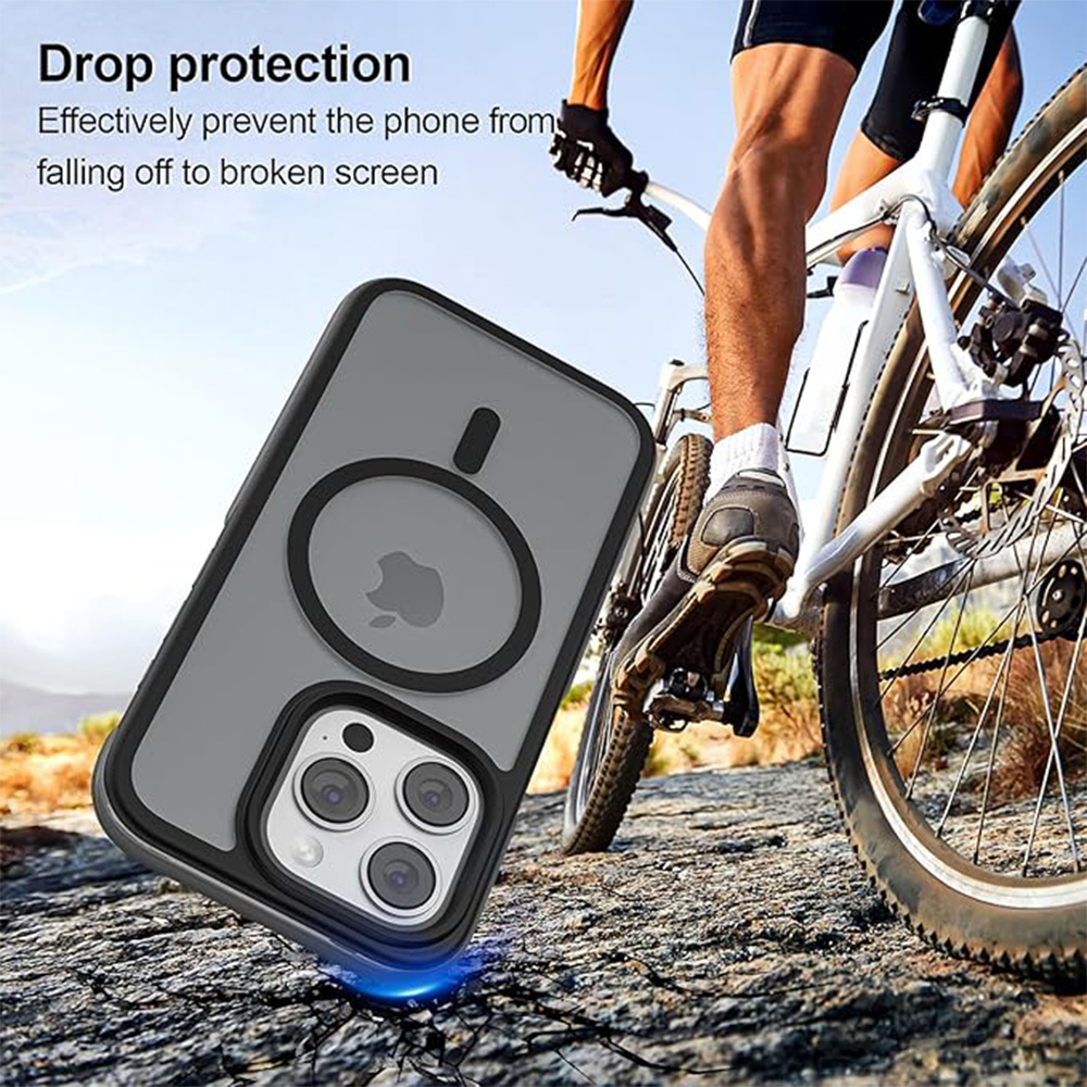 Puloka Defender Series Case for iPhone 15 Pro Max - Black 04