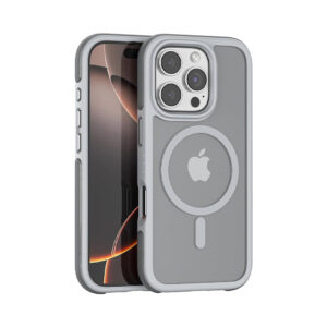Puloka Defender Series Case for iPhone 16 Pro Max - Grey