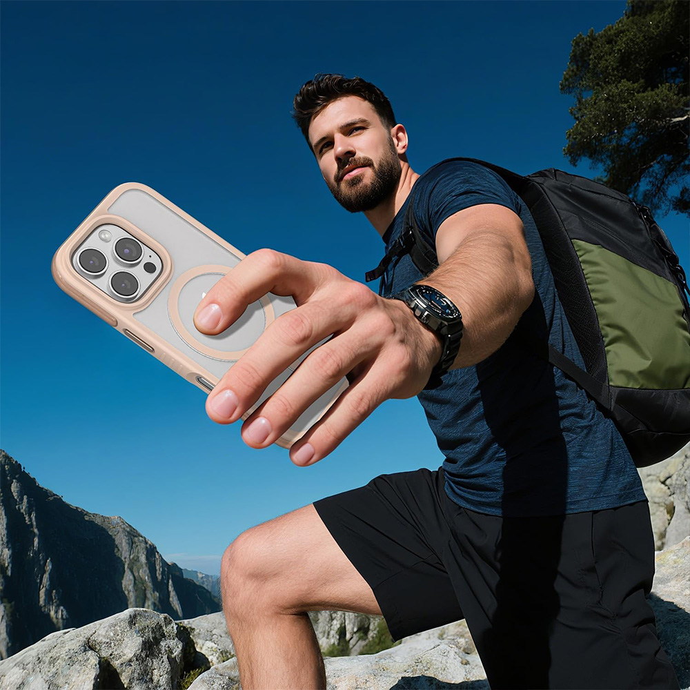 Puloka Defender Series Case for iPhone 16 Pro Max - Nude 06