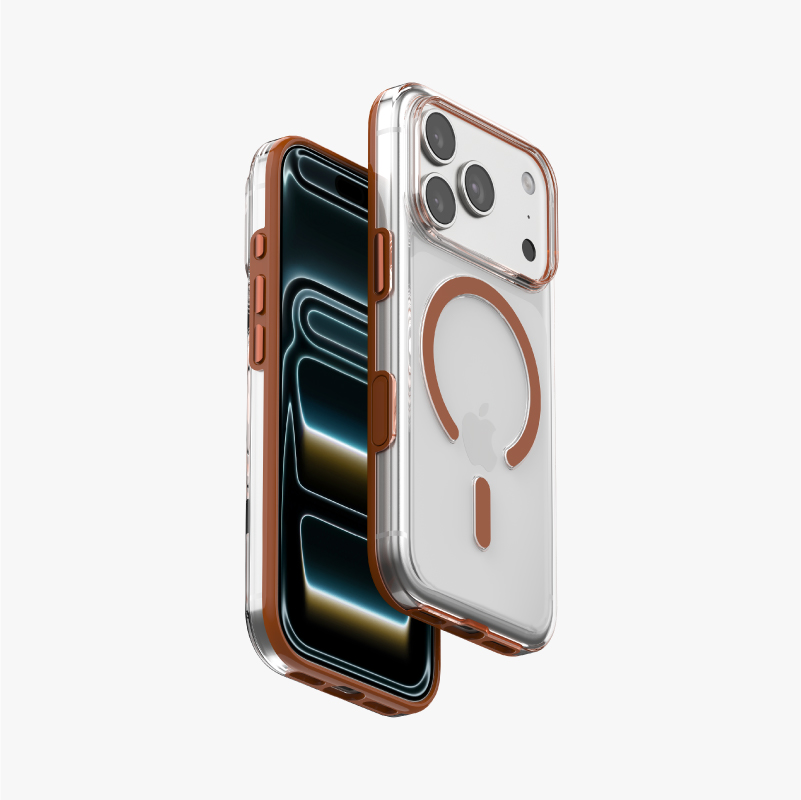 Puloka Defender Series Case for iPhone 17 Pro Max - Orange 01