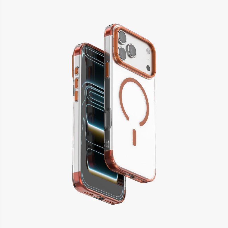Puloka Defender Series Case for iPhone 17 Pro - Orange 01