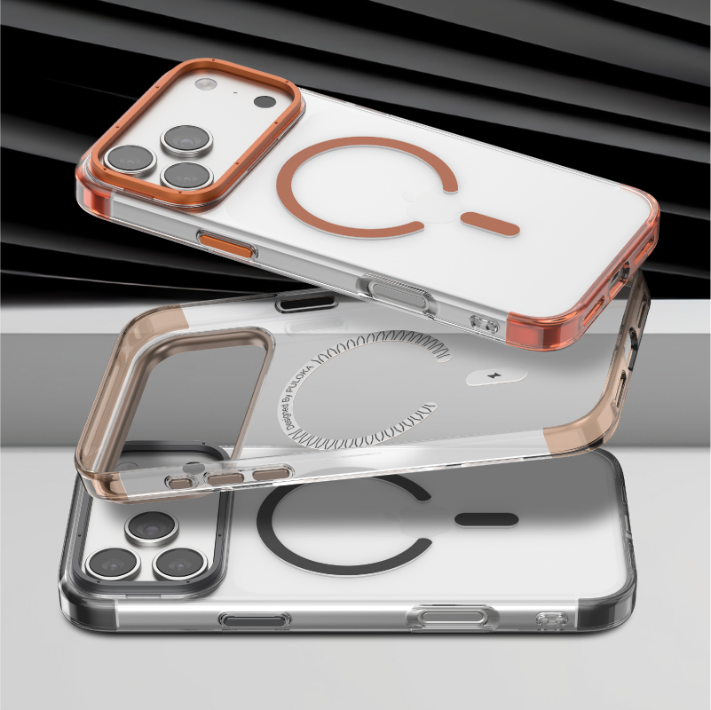 Puloka Defender Series Case for iPhone 17 Pro - Orange 05
