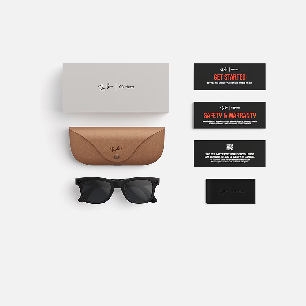 Ray-Ban Meta Wayfarer (Gen 2)- Matte Black - S53 - (RW4012) 07