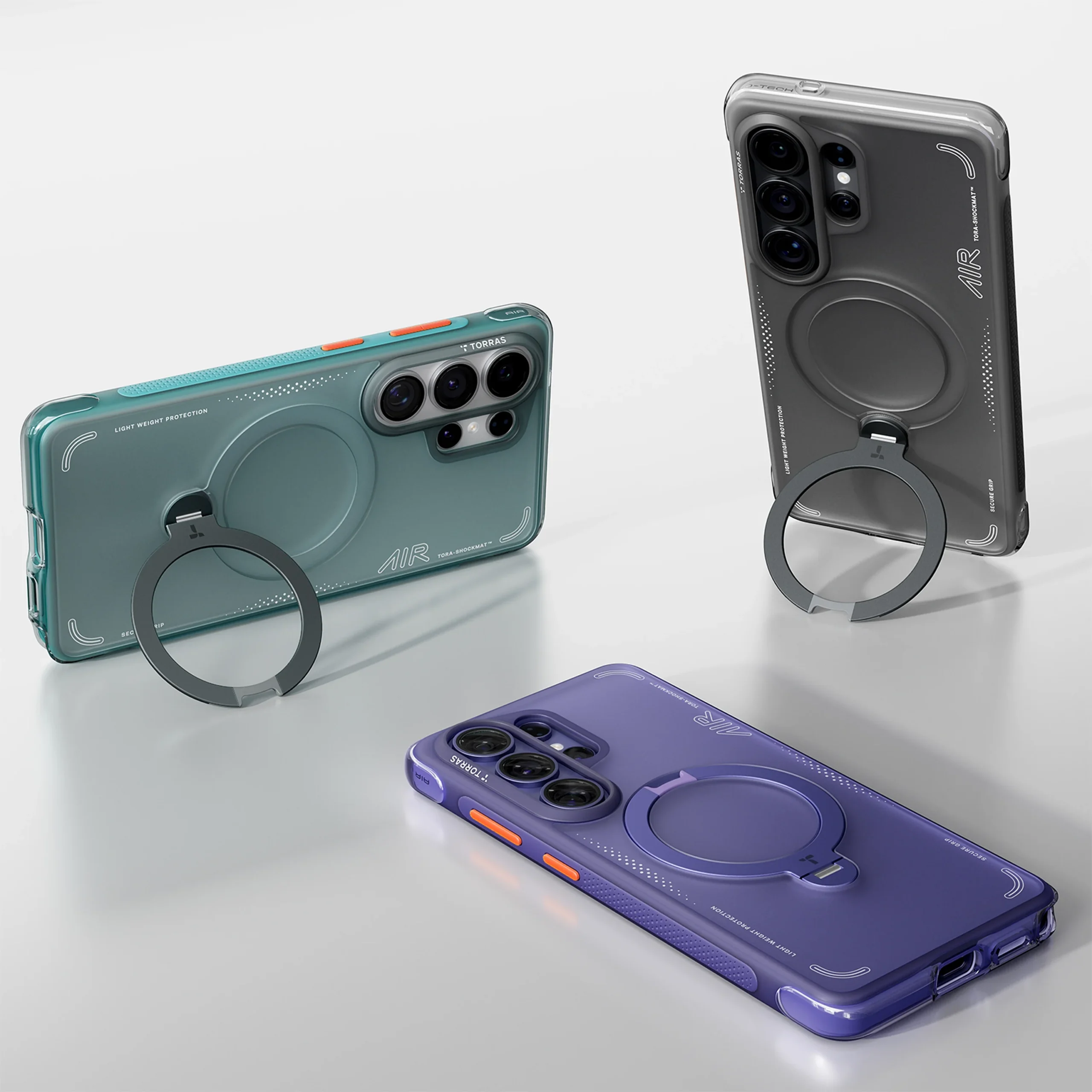 TORRAS Ostand Q3 Air Series for Samsung Galaxy S26 Ultra - Violet Surge 07