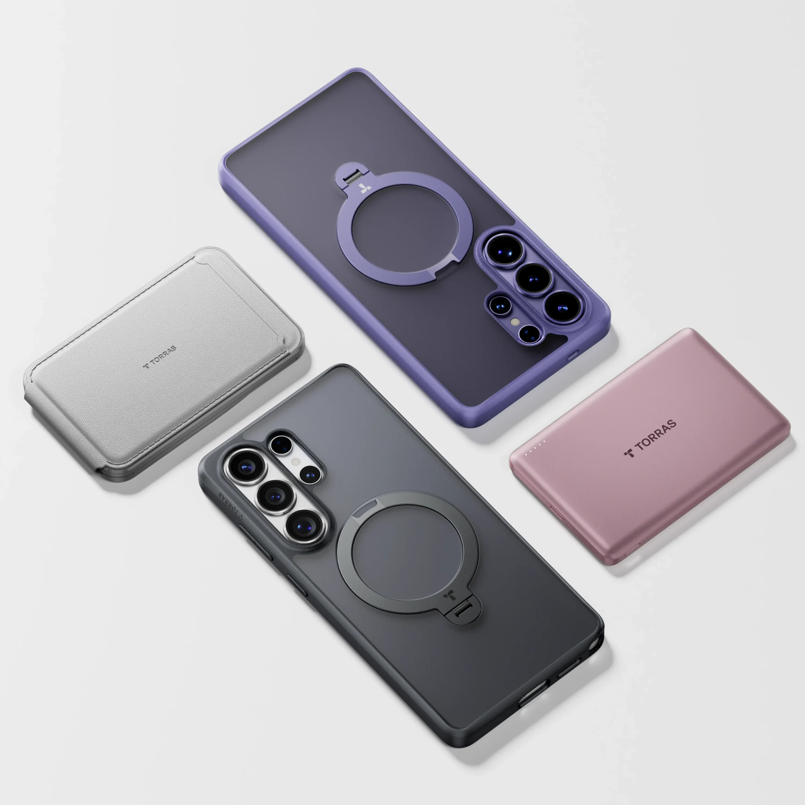 TORRAS Ostand Q3 Spin for Samsung S26 Ultra - Violet Surge 02