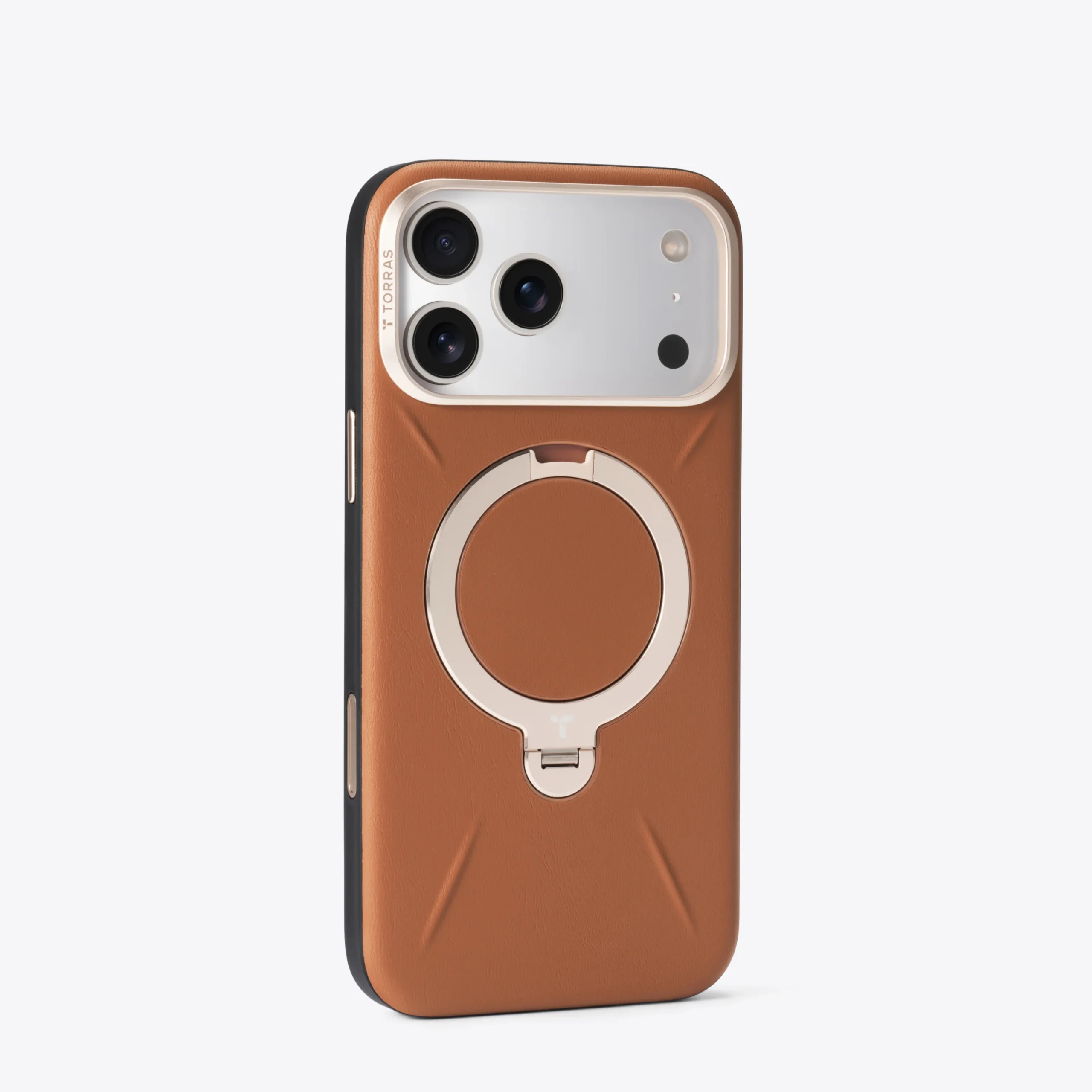 TORRAS Ostand Q3 VegSkin Series Case for iPhone 17 Pro Max - Grey 02