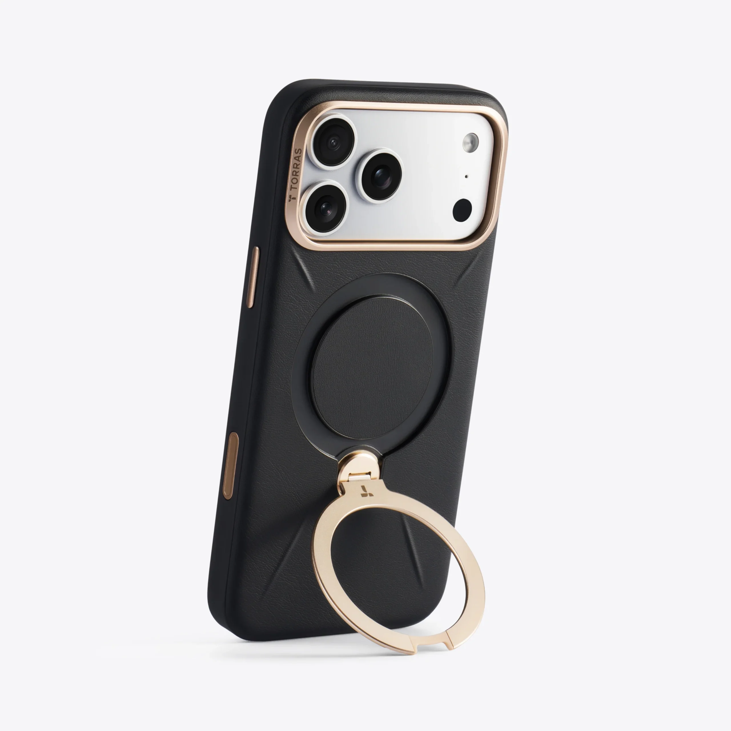 TORRAS Ostand Q3 VegSkin Series Case for iPhone 17 Pro Max - Grey 05