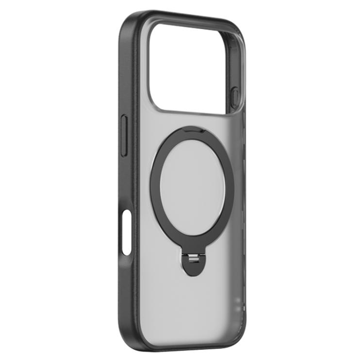 ZGA Protective Case with Adjustable Kickstand for iPhone 17 Pro - Black 01