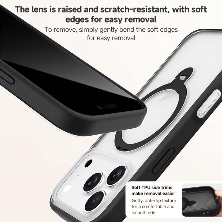 ZGA Protective Case with Adjustable Kickstand for iPhone 17 Pro - Navy 07