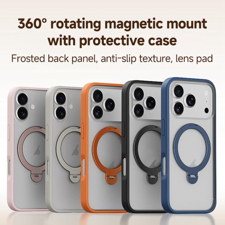 ZGA Protective Case with Adjustable Kickstand for iPhone 17 Pro - Navy 08