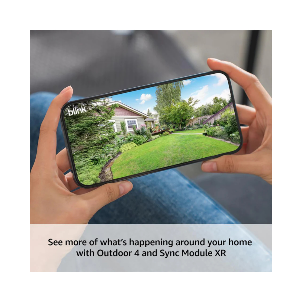 Blink Outdoor 4 XR - Wireless Smart Security Camera System Pack of 6 - Black 03
