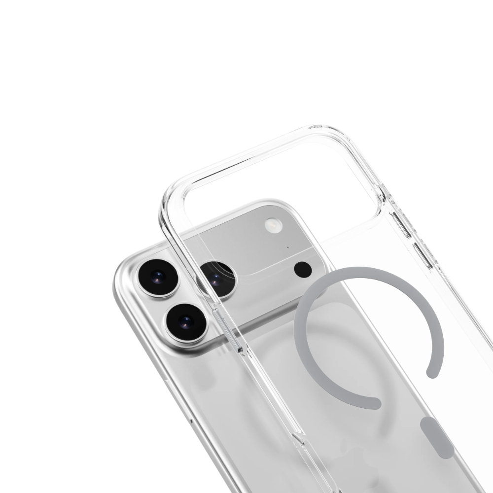 MagEasy Bright M Never Yellowing Protective Clear Case for iPhone 17 Pro Max - Transparent:Mist 02